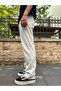 Gray Basic Fabric Baggy Trousers - 3