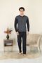 100% COTTON SUPERIOR JACQUARD MEN'S PAJAMA SET 1095 - 3