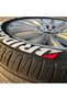 Bridgestone Tire Lettering 2.5 cm Original Rubber 4 Pieces Adhesive Original Product ® - 4