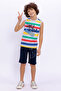 Boy's Bermuda Set - Rolypoly New York Brooklyn Karmelange - 2