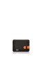 Genuine Leather Cengiz Pakel Card Holder 2404 - Black/Orange