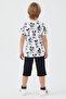 Mickey Mouse Boy White Capri Suit - 3