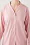 Dusty Rose Women's Shirt Pajama Set - 4