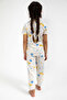 Rolypoly Fruits Girl's Shirt Pajama Set 2756-g - Vanilla - 5