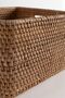 Meander Rattan Small Storage Box & Decorative Basket 27X25X15 cm 4585 - 6