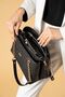 Black Women's Hand and Shoulder Bag - 2