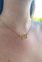 Gold Steel Necklace - 777 Number of Angels Luck College Manifest - 2