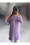 Crinkled fitting tunic with necklace detail - 3