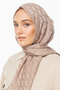 Wave Pattern Silky Jacquard Shawl - 8