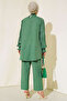 Pleated Linen Sleeve BENETTON Double Set - 4
