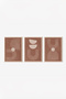 3 Piece 3D Poster Painting Set with Real Wood Frame - 2