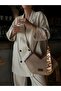 Jude Women's Straw Zippered Scarf Detailed Shoulder Strap Bag - 7