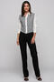 117-cm-016-386105 Pocket Satin Piping Garnished Trousers Fume