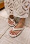 LAMBO UNISEX BEIGE FLIP FLOP PLATFORM BEACH-DAYLIGHT EVA SLIPPERS - 5