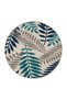 Acacia Blue Green Tree Leaf Patterned Woven Base Washable Carpet Miravip8313 - 4