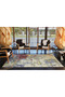 Pastelli Patterned Woven Base and Washable Carpet Miravip9461 - 3