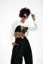 Wide-Leg Extra Wide Pleated Palazzo Long Tracksuit Pants - 4
