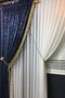 Double Breasted Curtain Tulle Background Collection Apparatus Rope Cord Braçol 300cm Metal End 1 Piece - 2