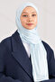 Combed Cotton Shawl Jersey Shawl - Ice Blue