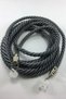 Double Breasted Curtain Tulle Background Collection Apparatus Rope Cord Braçol 300cm Metal End 1 Piece