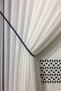 Double Breasted Curtain Tulle Background Collection Apparatus Rope Cord Braçol 300cm Metal End 1 Piece - 2