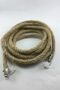 Double Breasted Curtain Tulle Background Collection Apparatus Rope Cord Braçol 300cm Metal End 1 Piece
