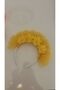 Handmade Yellow Tulle Crown with 3D Flower Details
