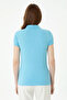 Women's Turquoise T-Shirt - 5