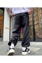 Striped parachute trousers - 3