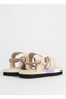 Beige Women's Beach Slippers Bni-10214 - 3