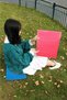 Pink Camping Cushion - Lightweight and Foldable Sitting Cushion, Outdoor Mat