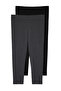 Black Anthracite Melange - Pack of 2 Knitted Tights TBBSS22TA0057 - 8