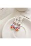 So Much Children's Cute Polymer Floral Rubber Buckle Set 2 Pieces
