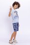 Flo Rida Sky Blue Boys' Bermuda Suit - 3