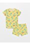 Crew Neck Printed Baby Boy Pajama Set