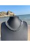 Prong Jewelled Chain Necklace
