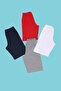 Set of 4 Girls' Basic Cotton and Lycra Short Summer Tights