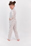 Rolypoly Relax Bejmelange Girl's Shirt Pajama Set - 3
