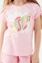 Rolypoly Girl's Salmon Shorts Set - 5