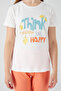 Rolypoly Think Happy Be Happy Cream Women's Short Sleeve Pajama Set - 4