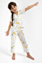 Rolypoly Fruits Girl's Shirt Pajama Set 2756-g - Vanilla - 2