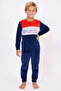 Rolypoly Sporting Navy Blue Boy's Pajama Set - 2