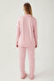 Dusty Rose Women's Shirt Pajama Set - 5