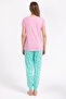 Rolypoly Positive Stay - Pink Women's Pajama Set - 4