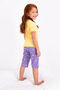 Rolypoly Rainbow Make Me Happy Pale Yellow Girls Capri Suit - 2