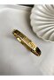 Women's Plain Labyrinth Model High Quality Steel Non-Tarnish Cuff Bracelet - 3