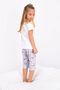 Rolypoly Rainbow Make Me Happy White Girls' Capri Set - 2