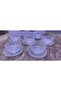 12-Piece Cut Glass Compote Set for 6 People - 3