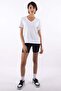 Basic V-Neck T-Shirt for Women - White - 2