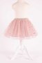 Powder Pink Shiny Hearts Girls' Tulle Skirt